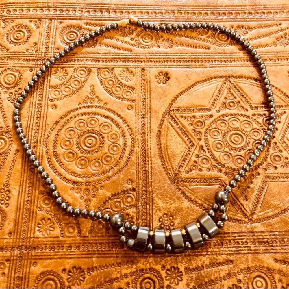Lava stone necklace